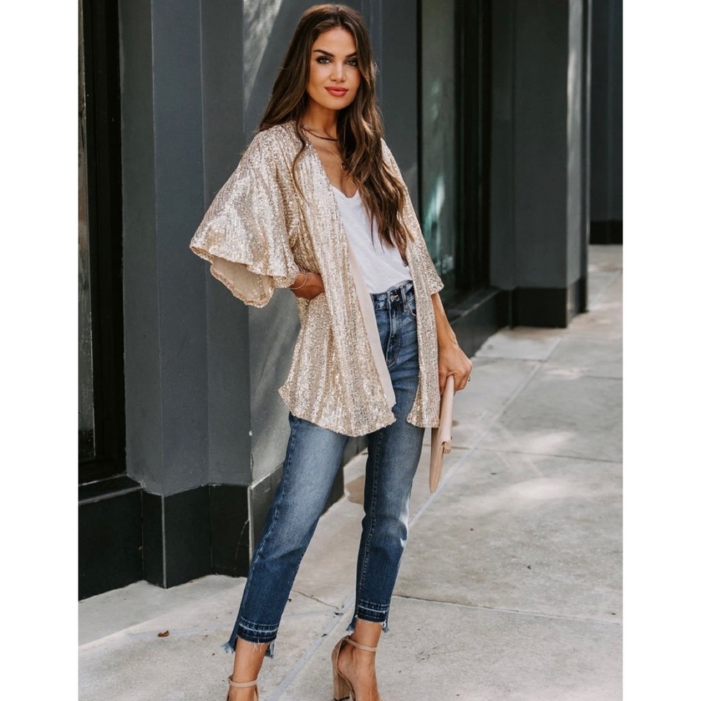 VICI Sequined Kimono